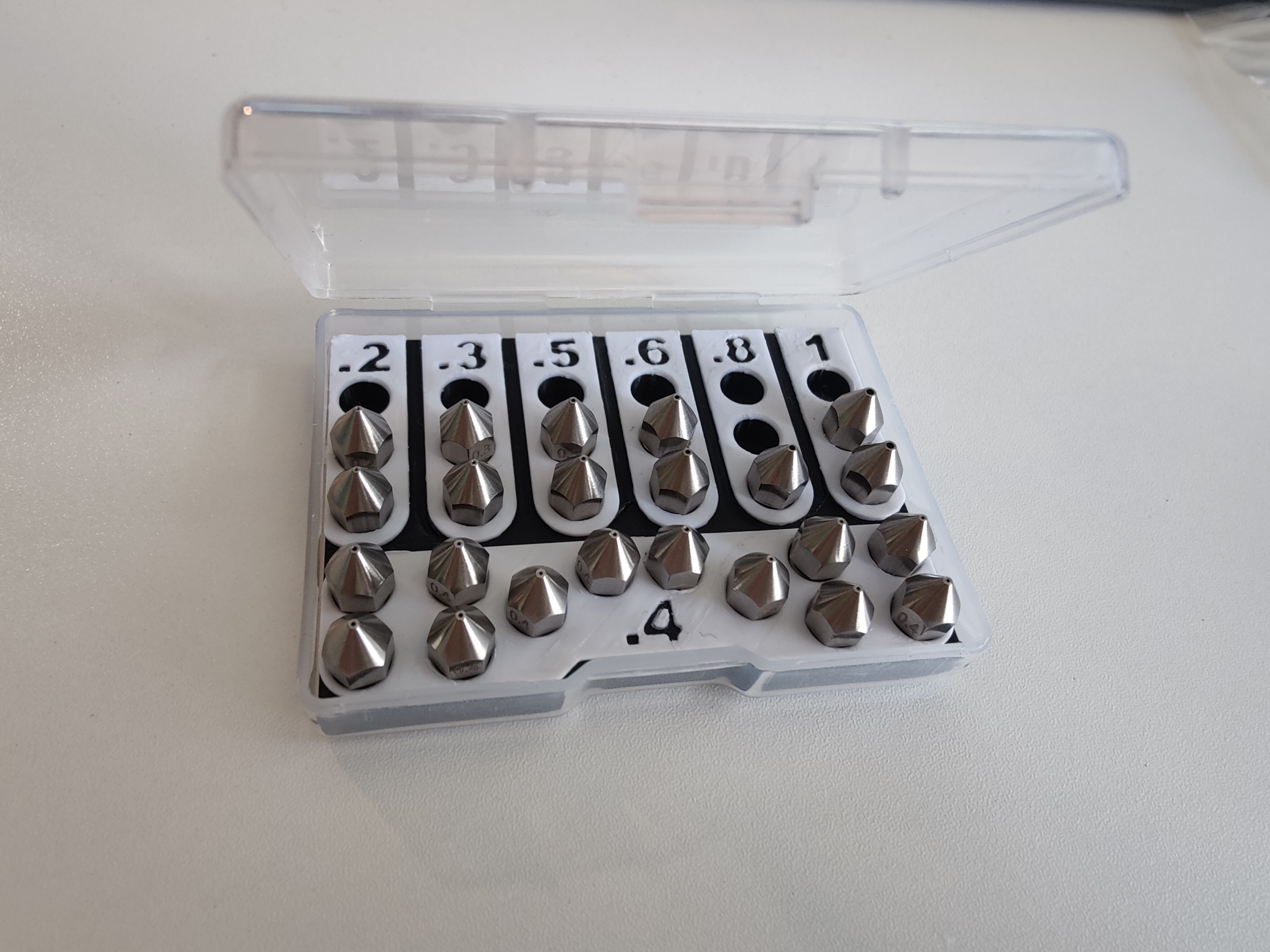 Nozzle box insert - For Amazon LUTER 24pcs nozzles