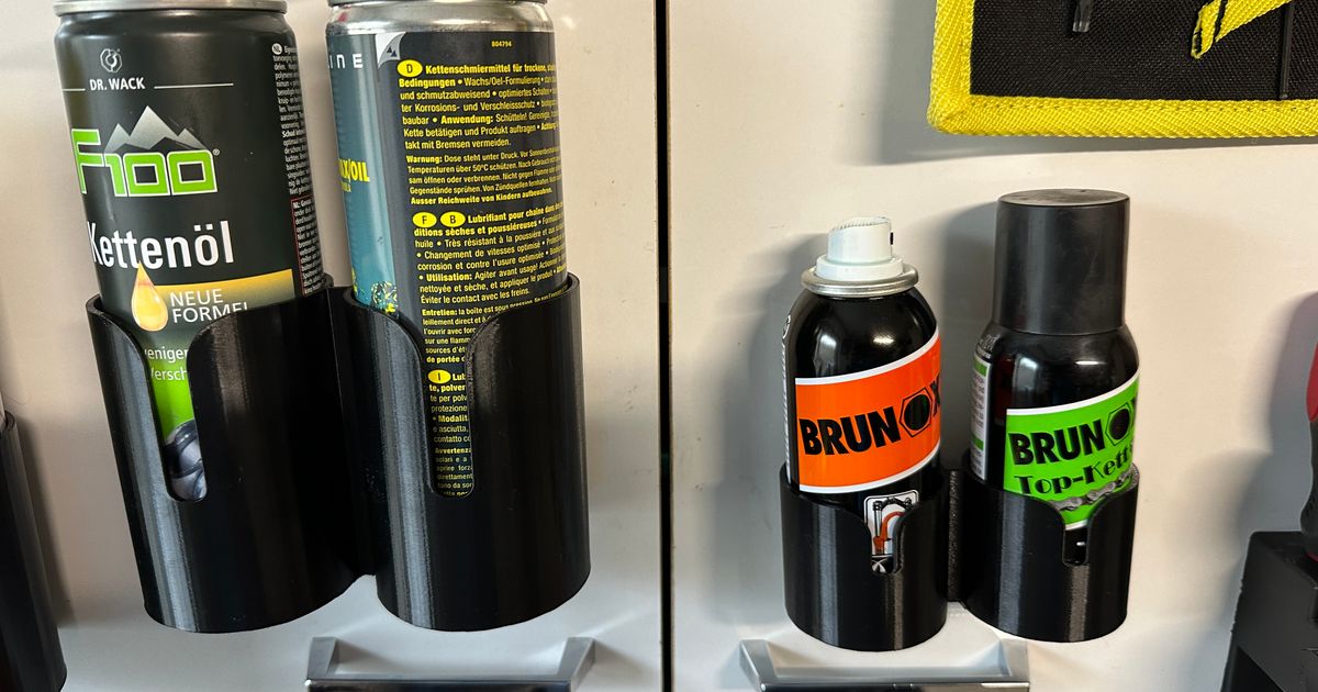 Wall spray can holder / Dosenhalter für die Wand by Schwabe Download