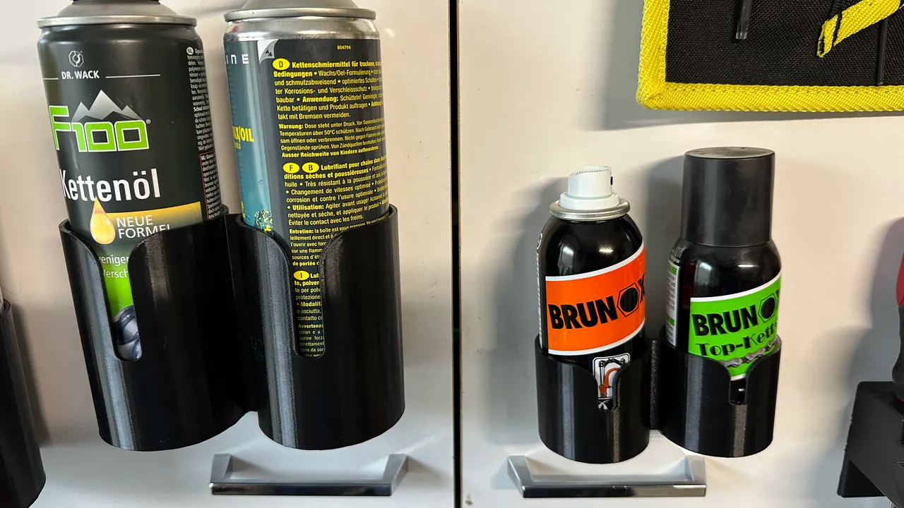 Wall spray can holder / Dosenhalter für die Wand by Schwabe, Download free  STL model