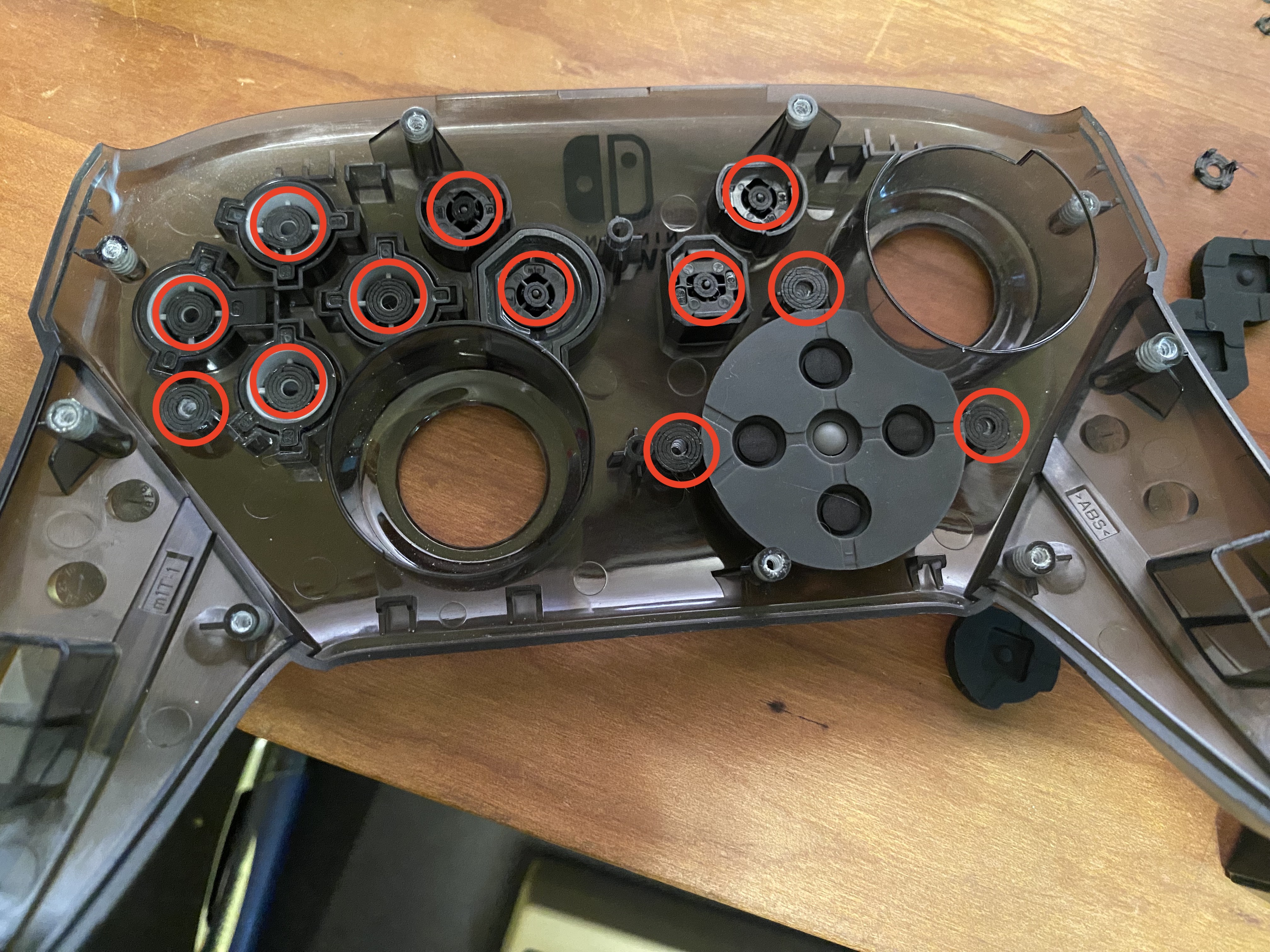 Spacer for Nintendo Switch Pro Controller dpad mod — thumbnail 2