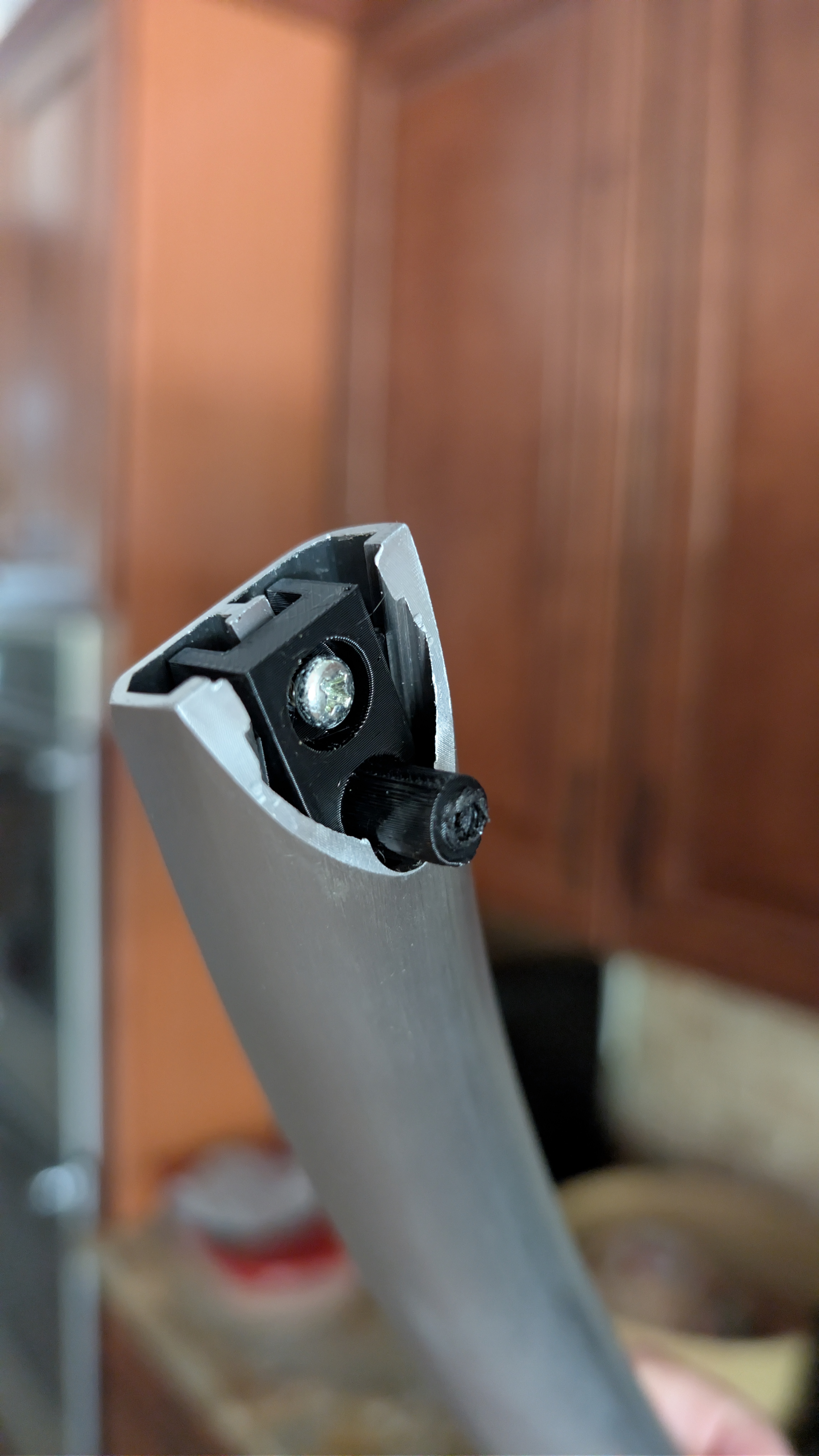Samsung Microwave Handle Bracket (Model ME19R7041FS)