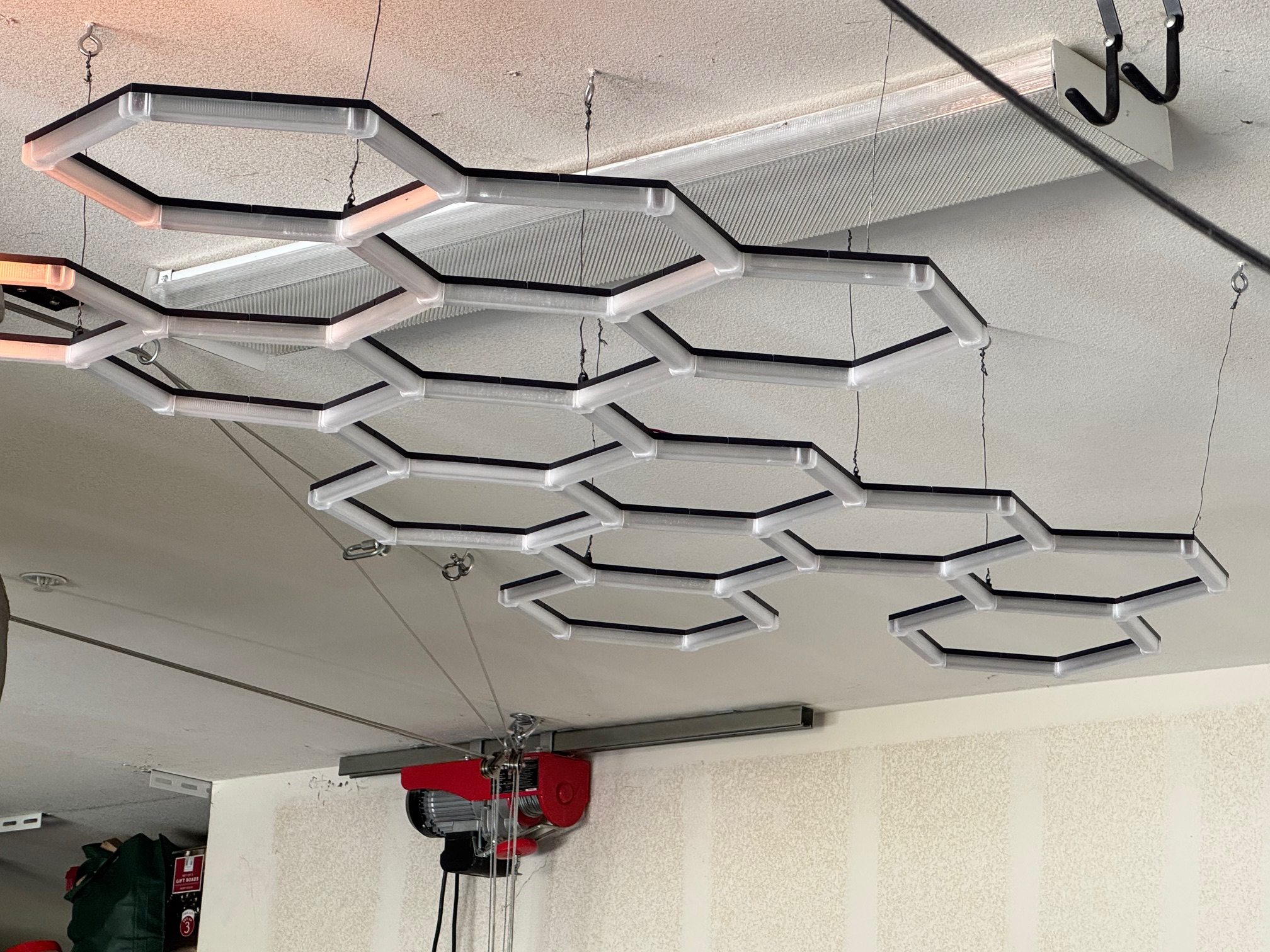 Miniatura 2 do modelo 3D Modular Hexagon LED Light