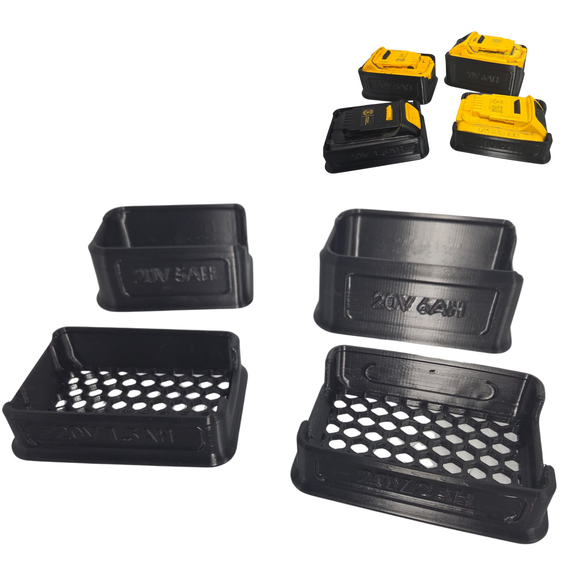 Dewalt Battery Covers - Flexible