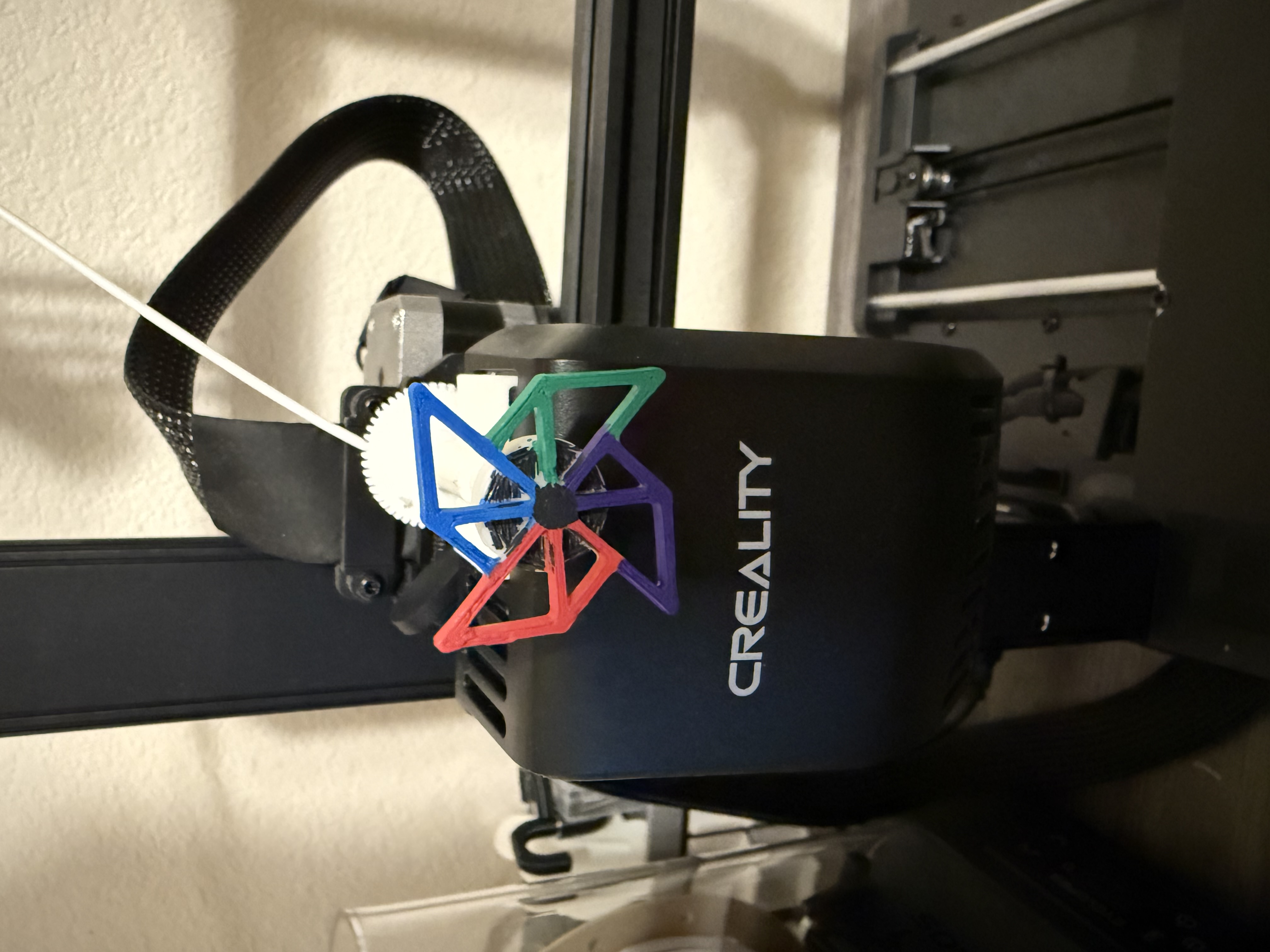 Ender 3 V3 SE Pinwheel Extruder Visualizer