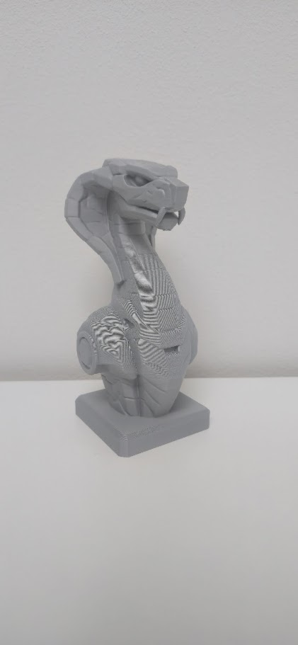 Armored Snake Bust