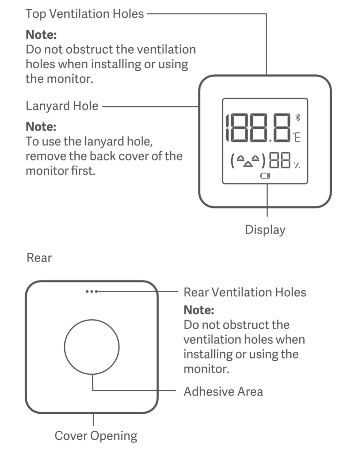 Xiaomi Temperature and Humidity Sensor Stand LYWSD03MMC by STORM