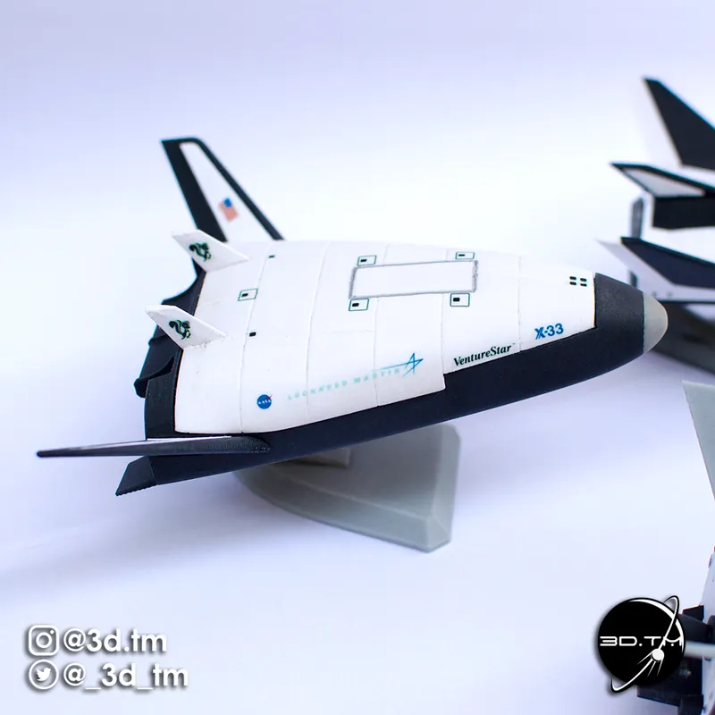 X-33 VentureStar Spaceplane autorstwa 3d.tm, Pobierz darmowy model STL