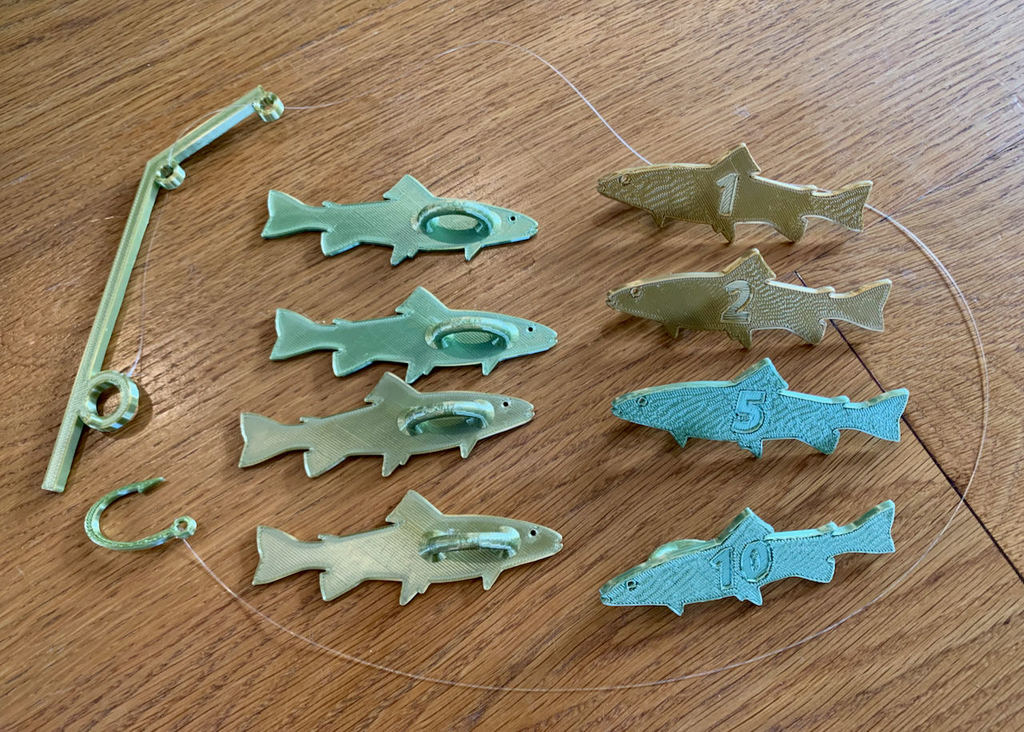 Fishing game with Rod and Hook