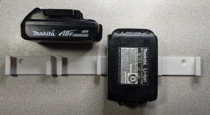 Makita LXT 18V 1-4 Place Battery Non-Latching Holders Mount Easy Print