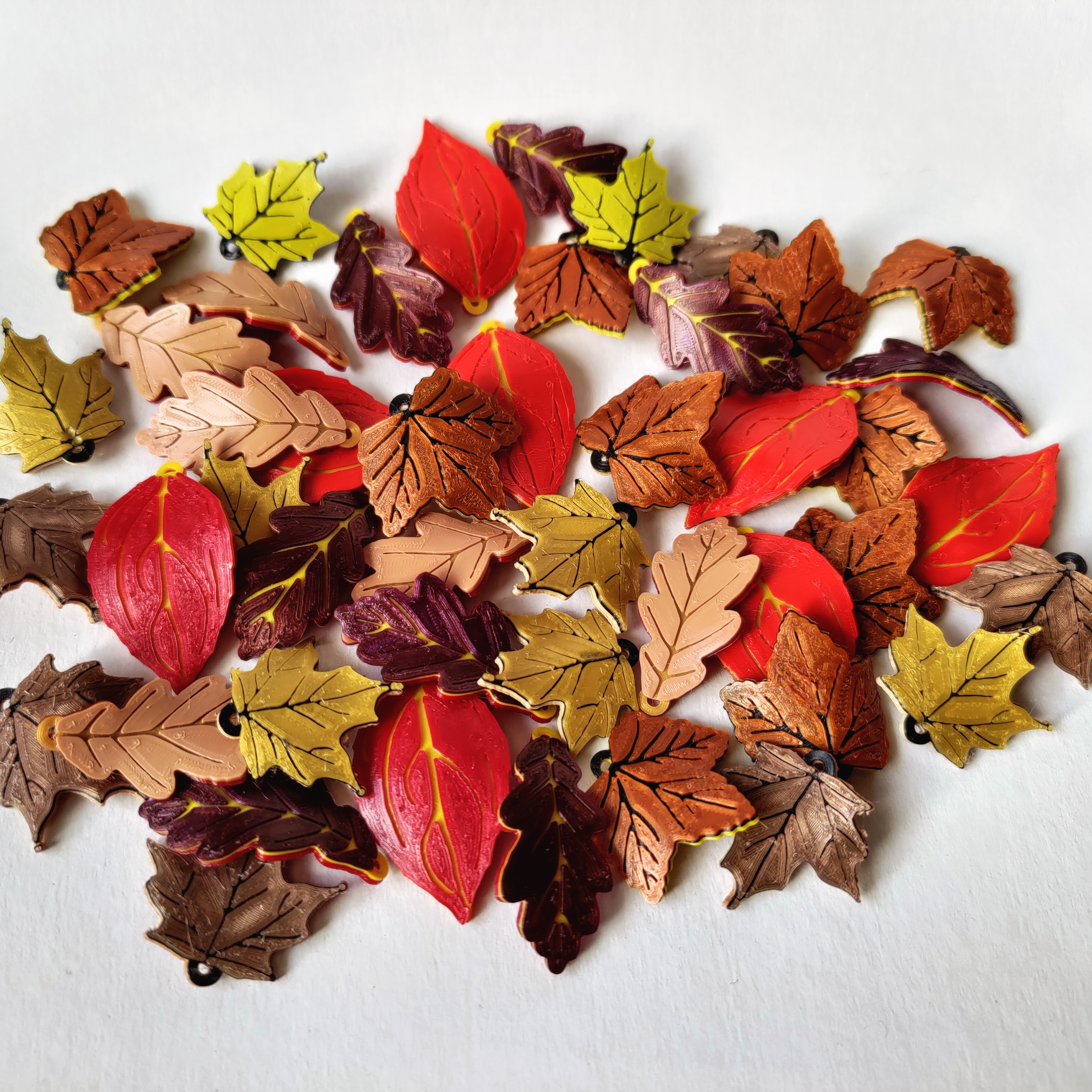 Autumn leaves: Earrings collection
