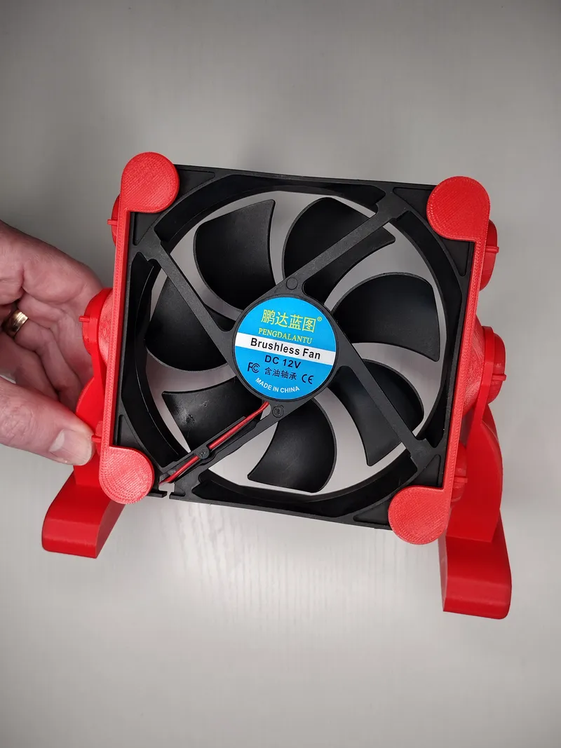 BigFoot Desktop Fan by Dan the 3D Printing Dad, Download free STL model