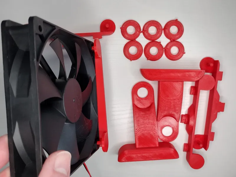 BigFoot Desktop Fan by Dan the 3D Printing Dad, Download free STL model