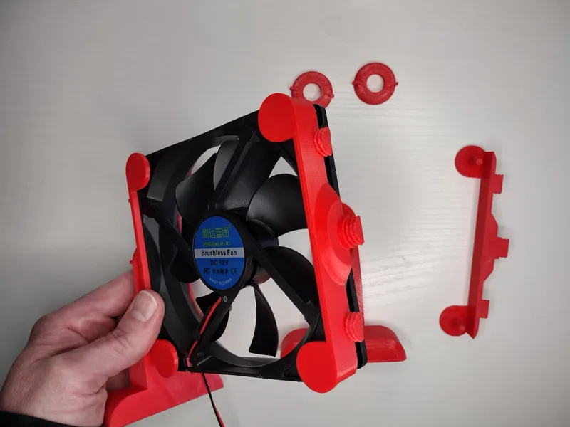 BigFoot Desktop Fan by Dan the 3D Printing Dad, Download free STL model