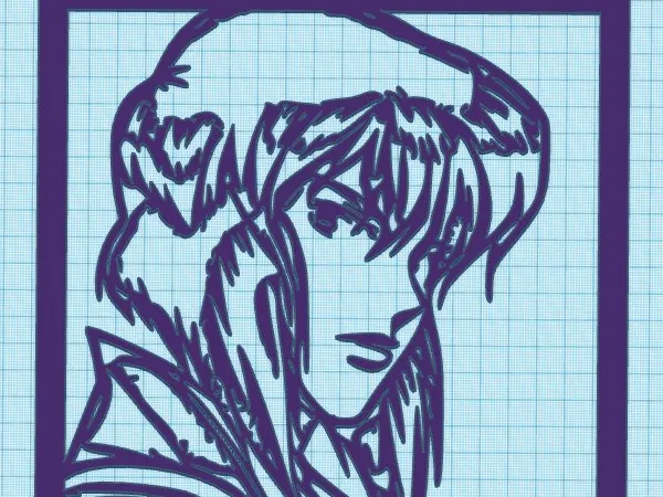 MOTOKO -  GITS - WALL ART - 2 VERSIONS