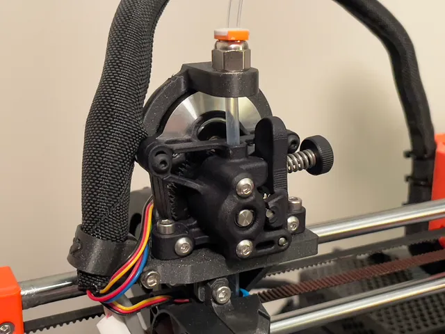 Sherpa Mini PTFE Coupler Holder (Reverse Bowden, PC4‑M10 coupler)