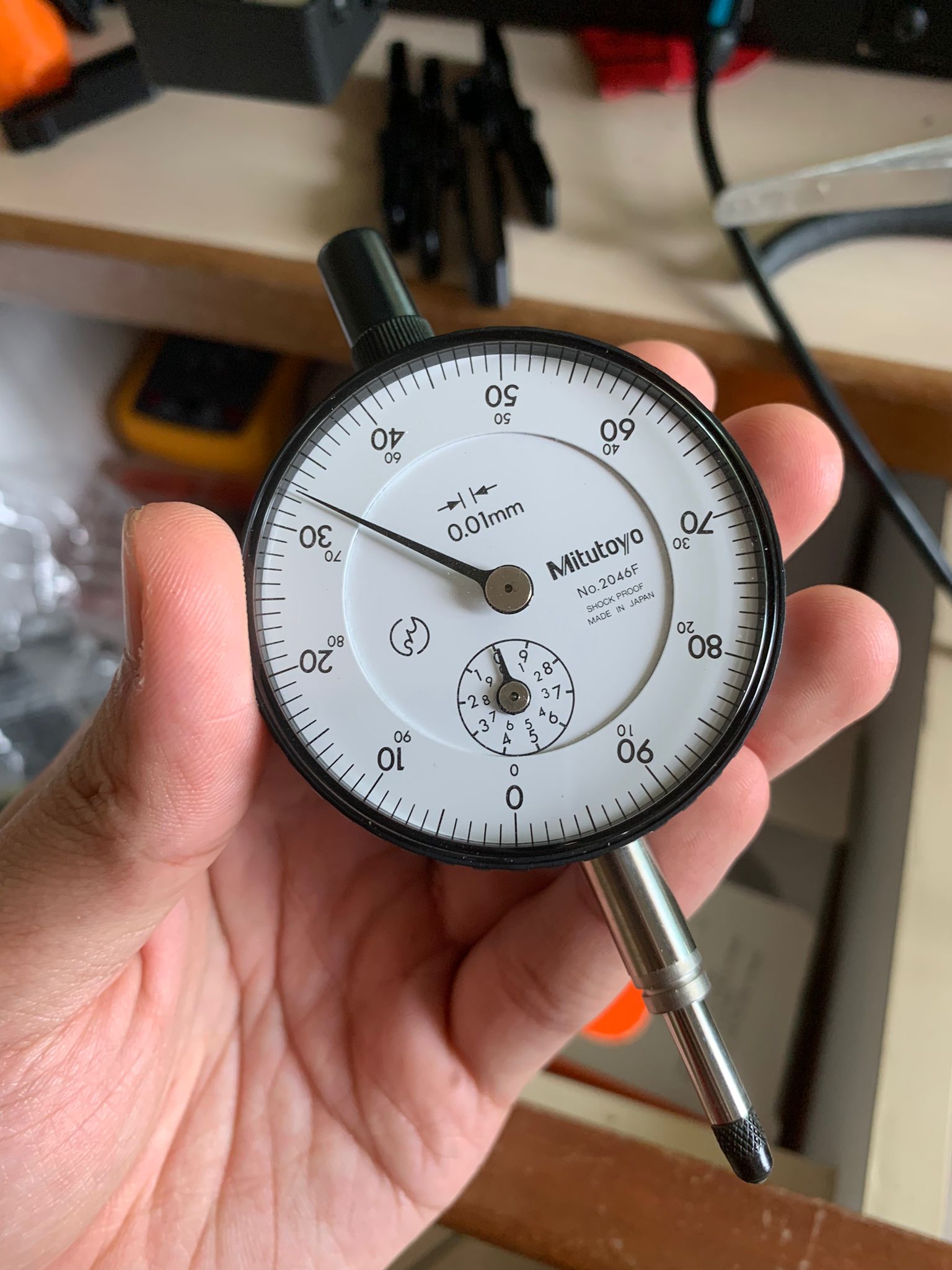 Geeetech A10 universal indicator holder by printed.hands Download