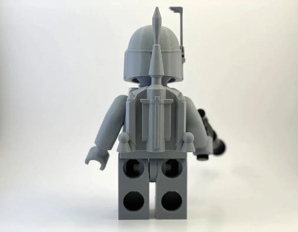 BIG BRICKS - Mandalorian (LEGO-inspired figure, NO supports, NO glue) by  Jacob Cardwell, Download free STL model