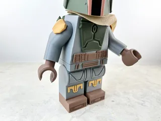 BIG BRICKS - Mandalorian (LEGO-inspired figure, NO supports, NO glue) by  Jacob Cardwell, Download free STL model