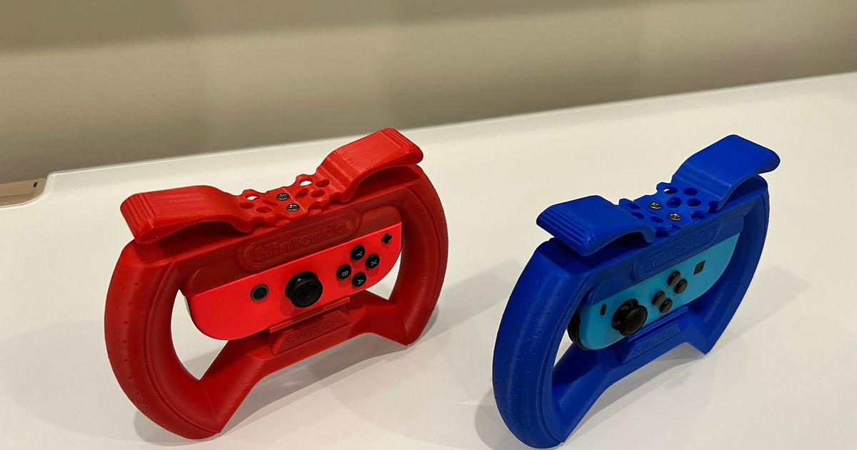 STL file joy-con wheel for nintendo switch 🛞・Model to download and 3D  print・Cults