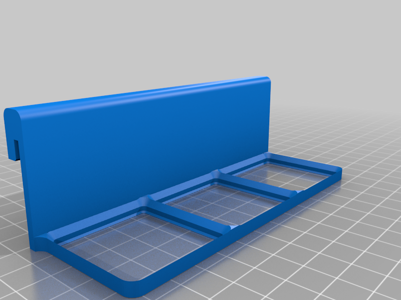 Gridfinity holder 3x1 for Allit pegboard