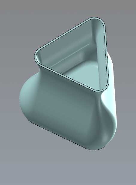 Miniatura 3 do modelo 3D Triangular vase