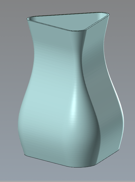 Miniatura 2 do modelo 3D Triangular vase