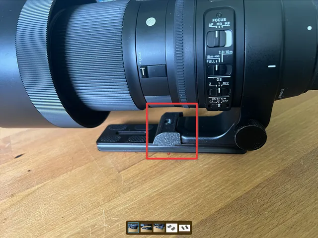 Twist Stopper for Sigma 150-600 C (and other lenses)
