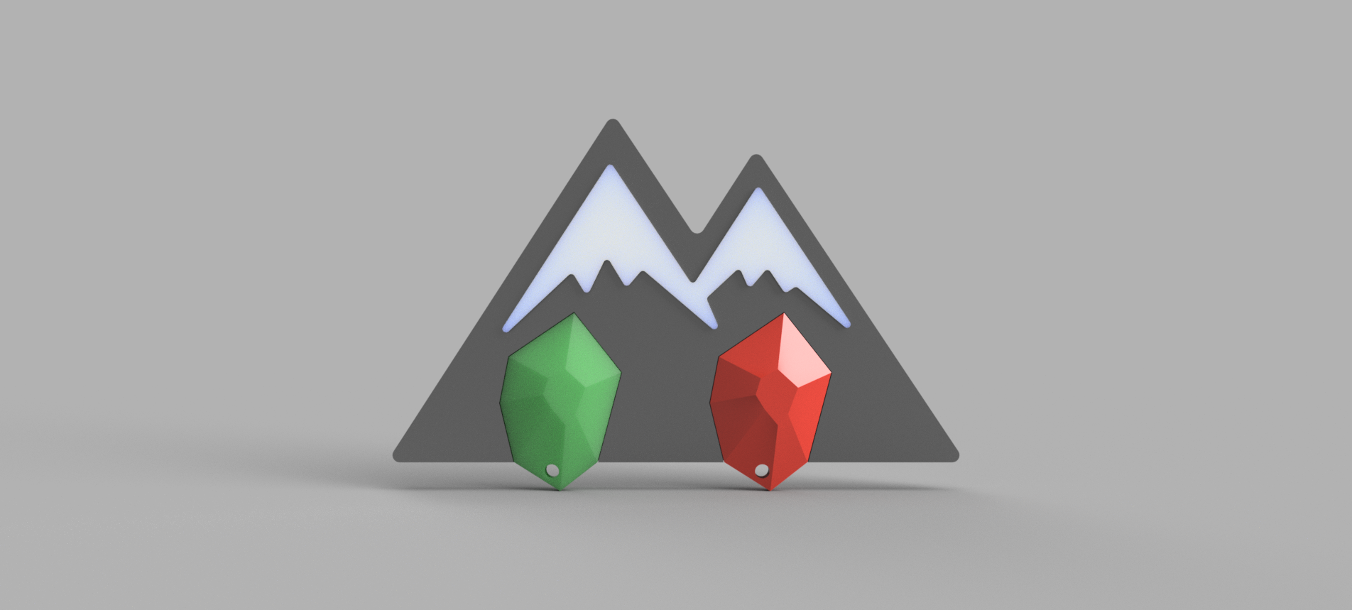 Magnetic mountain keyholder
