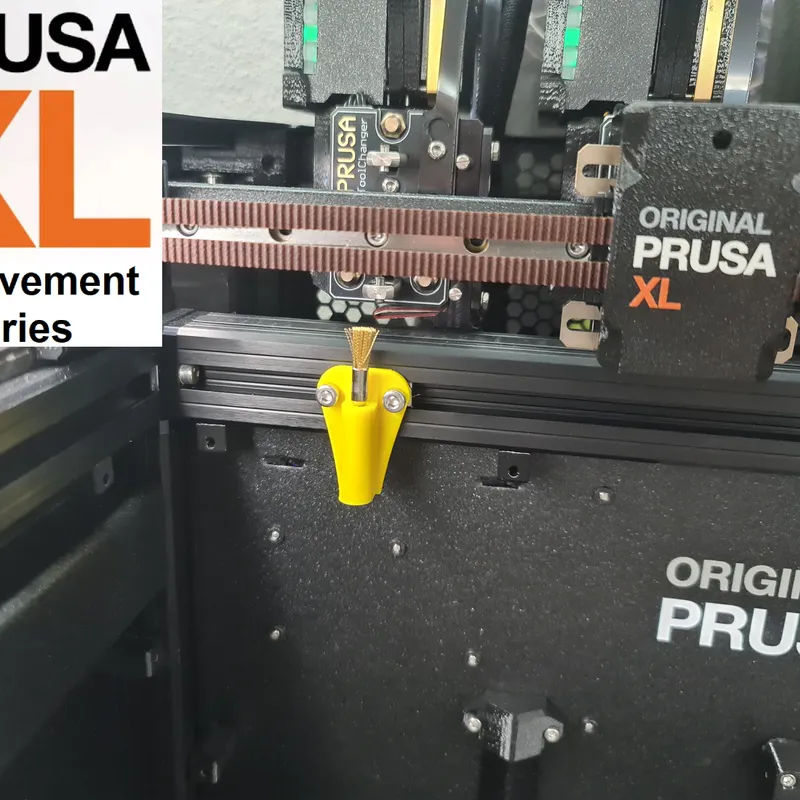 Fichier 3D gratuit Prusa XL - Brosse à buse avec verrouillage par rotation   Prusa XL-Düsenbürste mit Twist Lock・Design imprimable en 3D à  télécharger・Cults