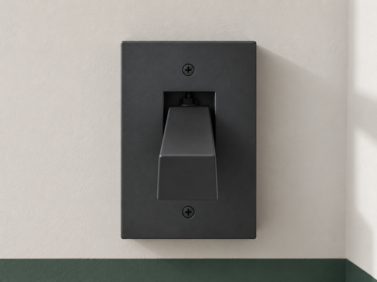 Lever light switch