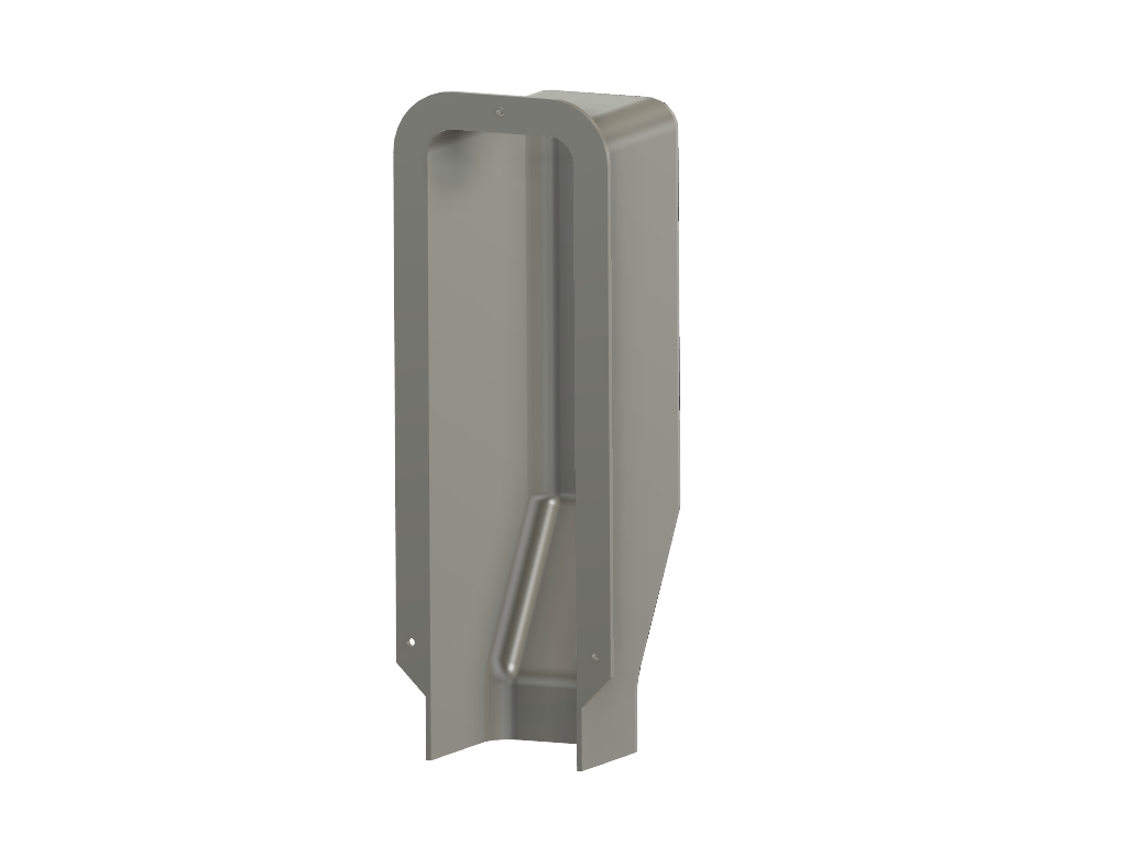 Enlarged HVAC lineset wall cover
