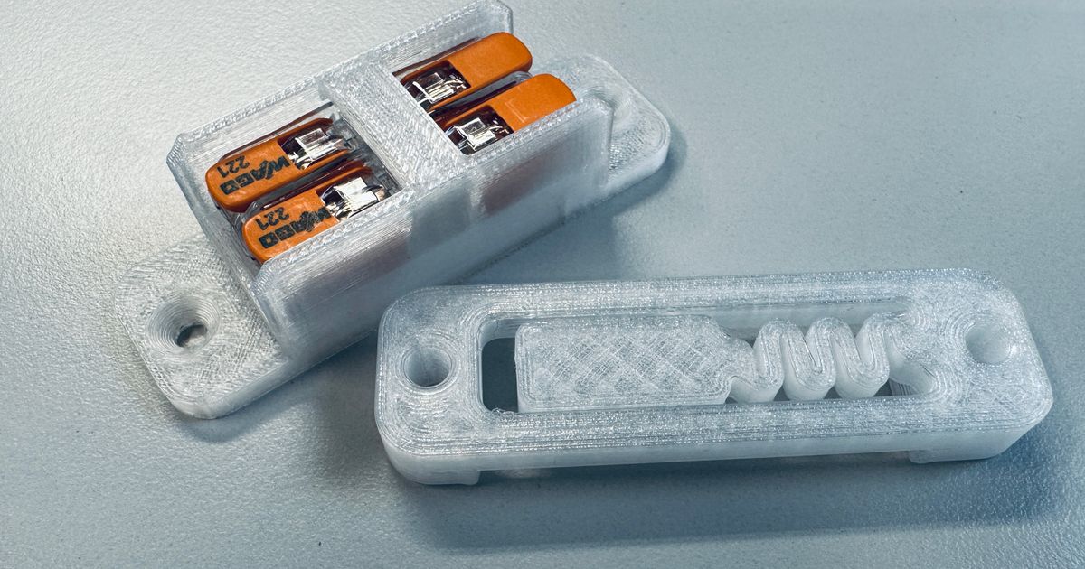 WAGO 2212411 DIN Rail Holder by Henne Download free STL model