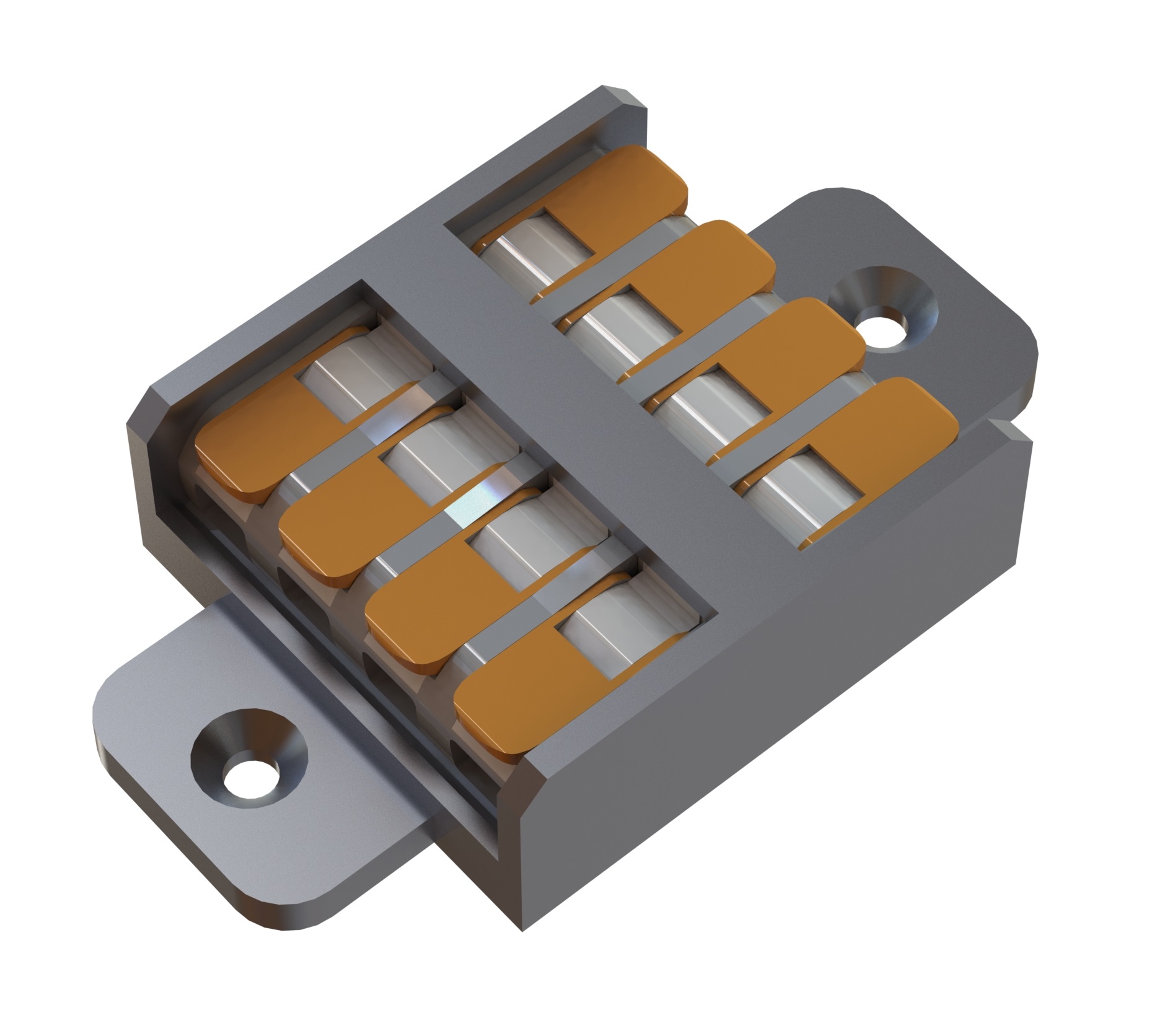 WAGO 2212411 DIN Rail Holder by Henne Download free STL model