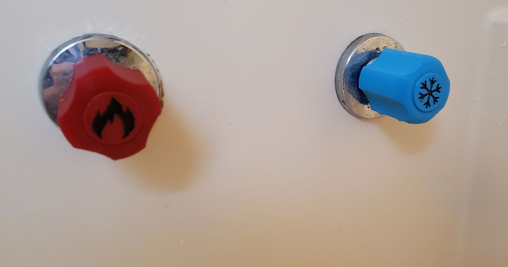 Shower Knobs for 16 point broach Kohler by jmynheir Download free STL