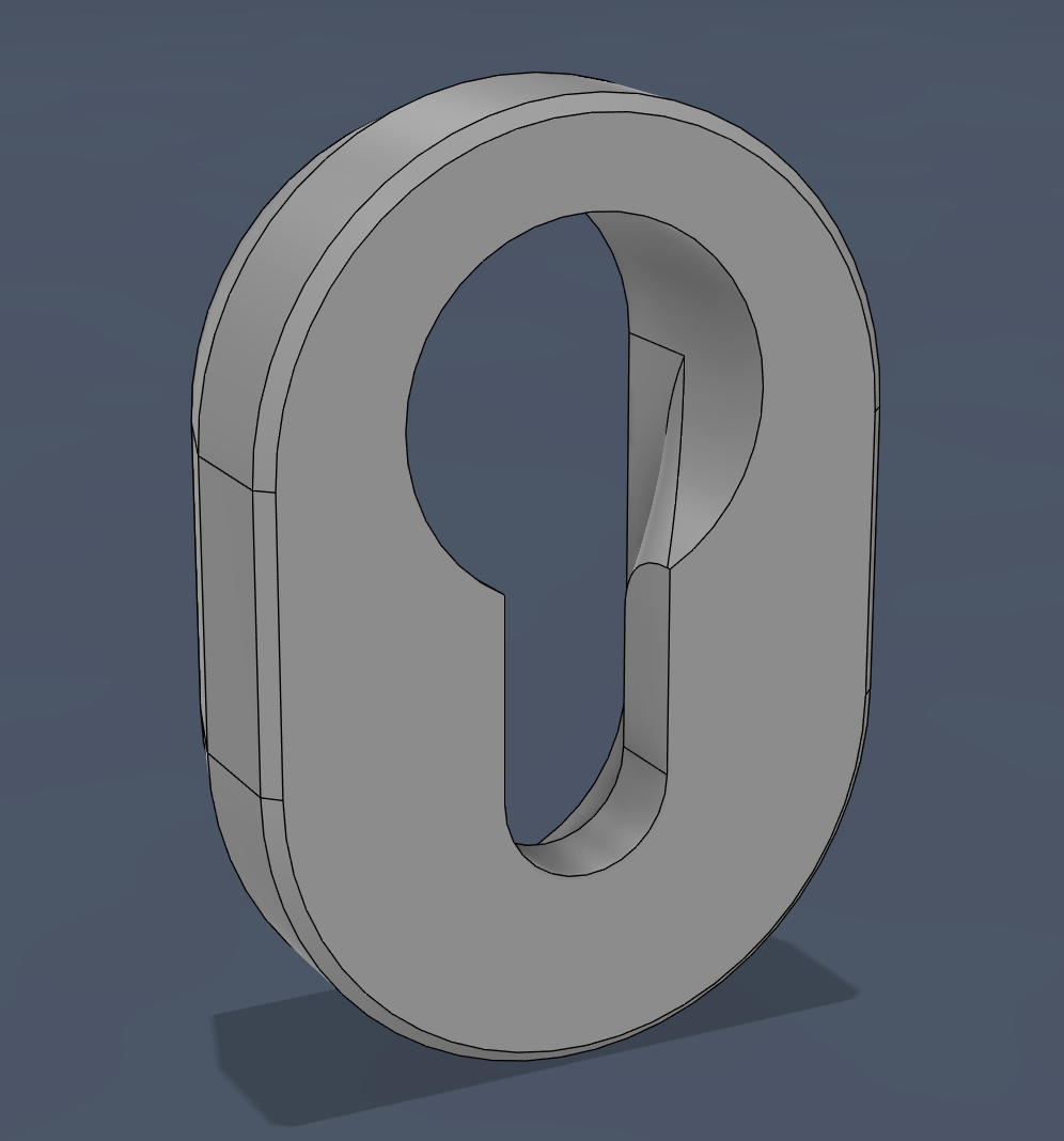 Picture hanger, Keyhole