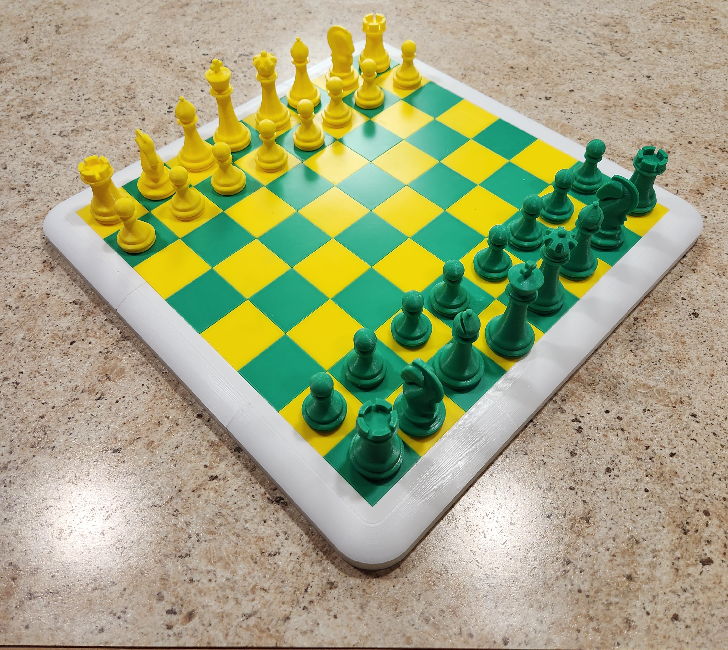 Puzzle Piece Chess Board