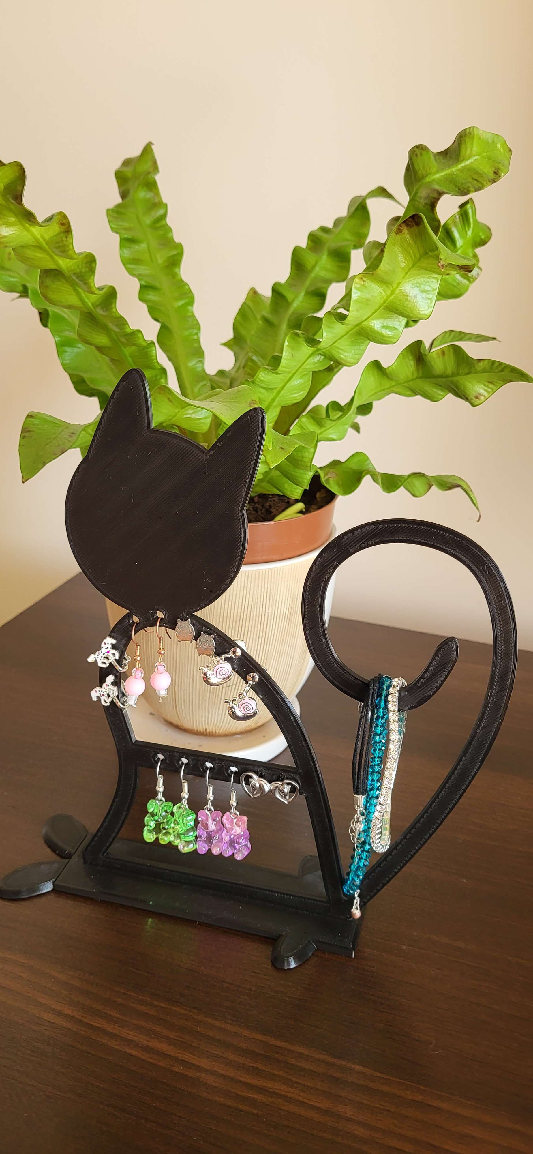 Cat earring holder by Dark Havoc Download free STL model