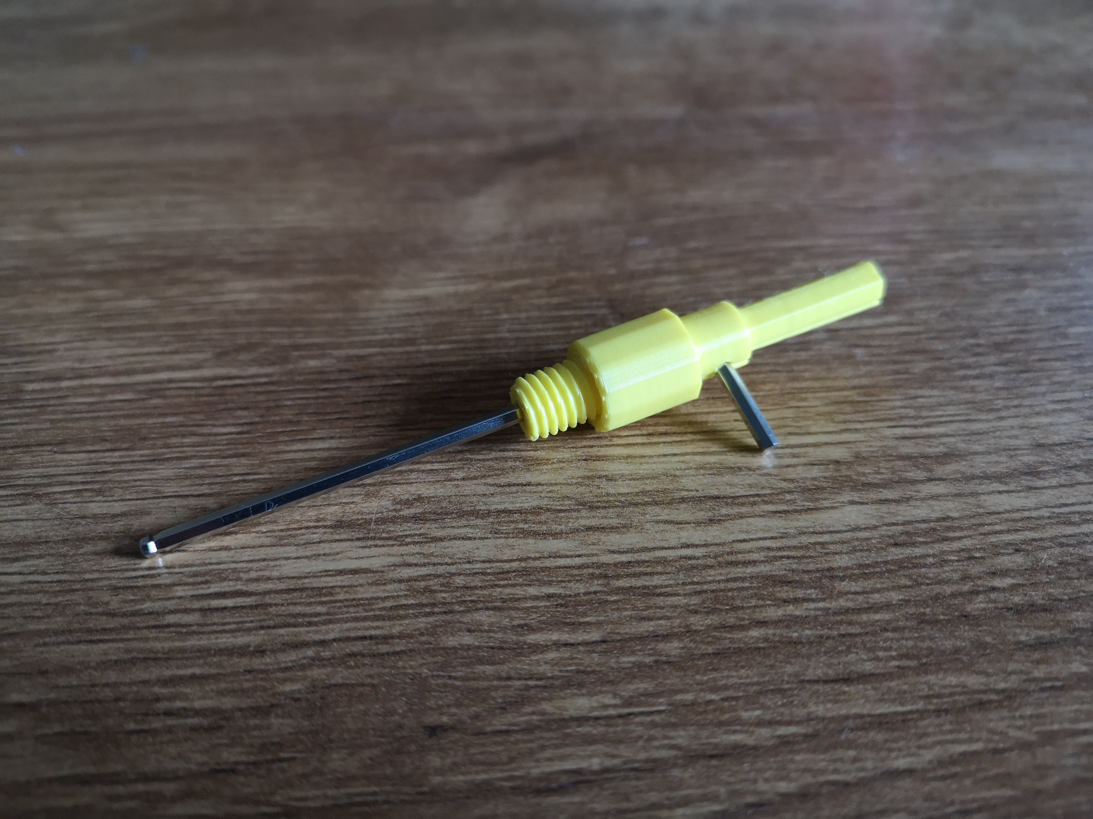 Hex/ allen key 2.5mm adapter (.3mf, .f3d, .step) - Imbus 2.5mm nástavec do vrtačky