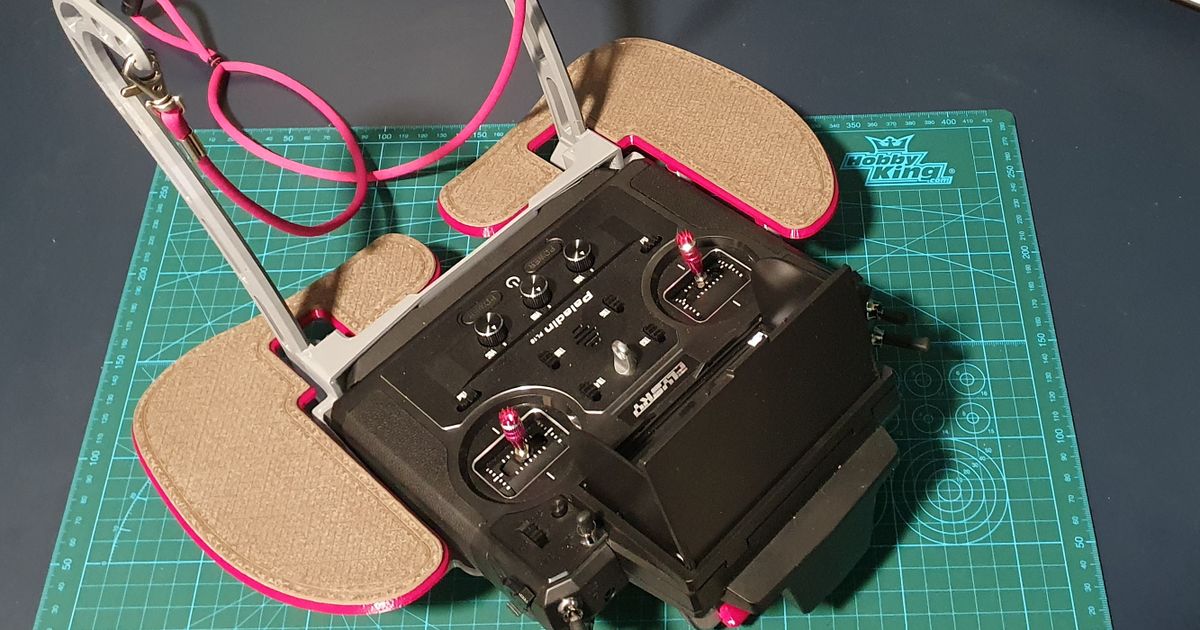 Radio Tray for FlySky Paladin PL18 rc transmitter by Darazsweb Download free STL model