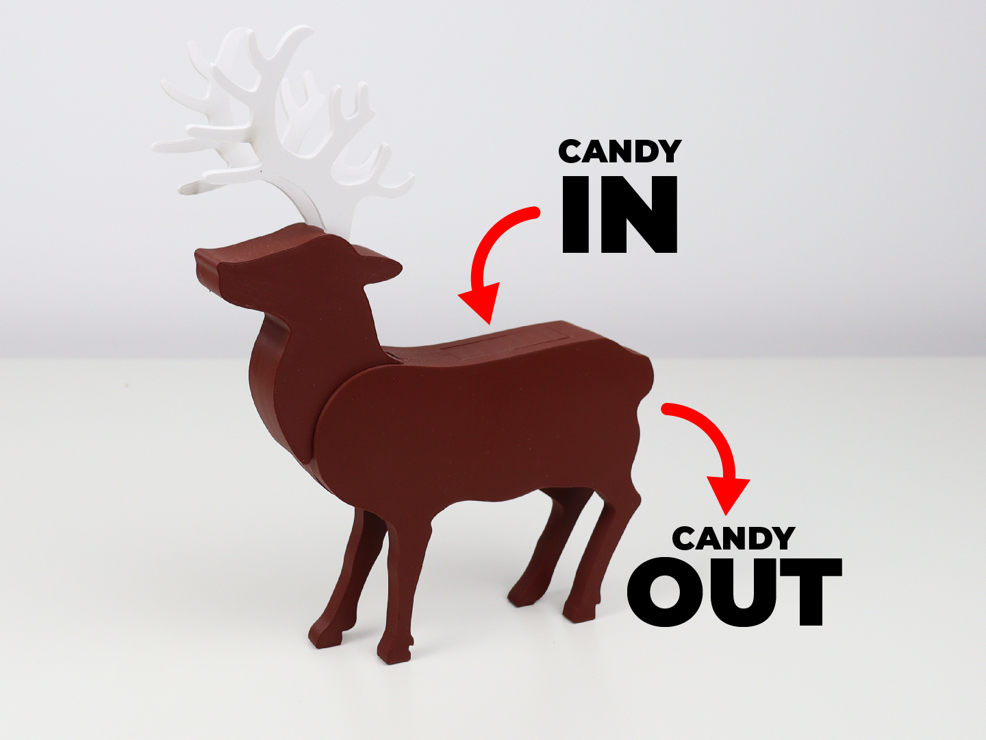 Reindeer Candy Dispenser