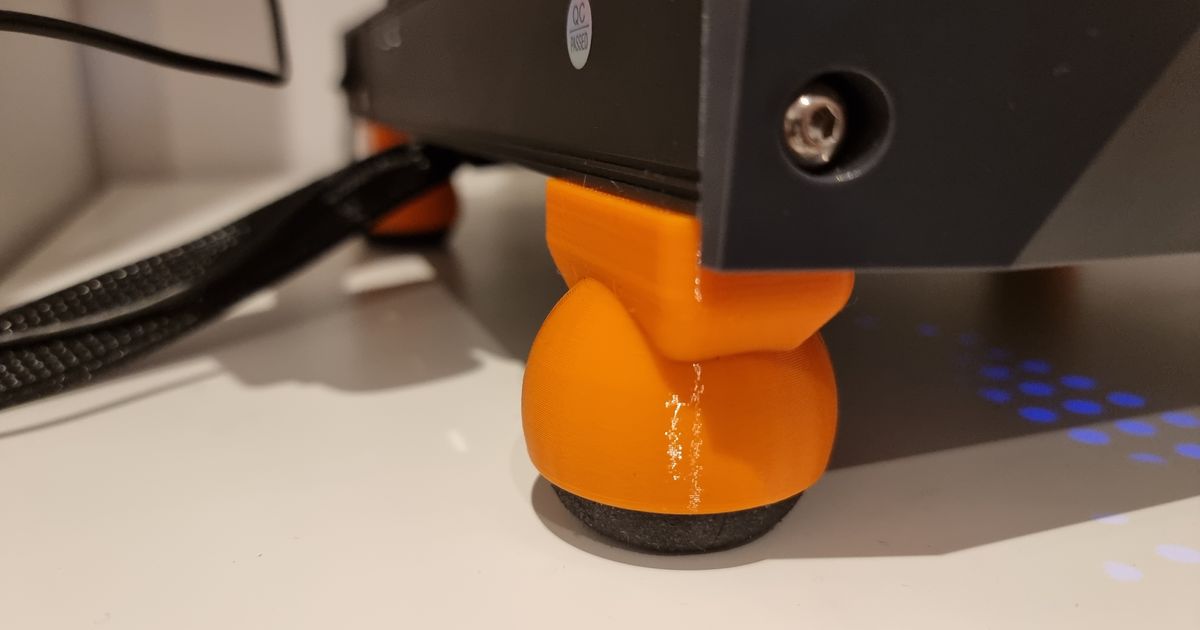 Ender 3 S1 Squash Ball Feet by Enrico Pulvirenti Download free STL