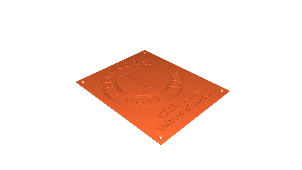 Free STL file feyenoord knvb beker・3D printing idea to download・Cults