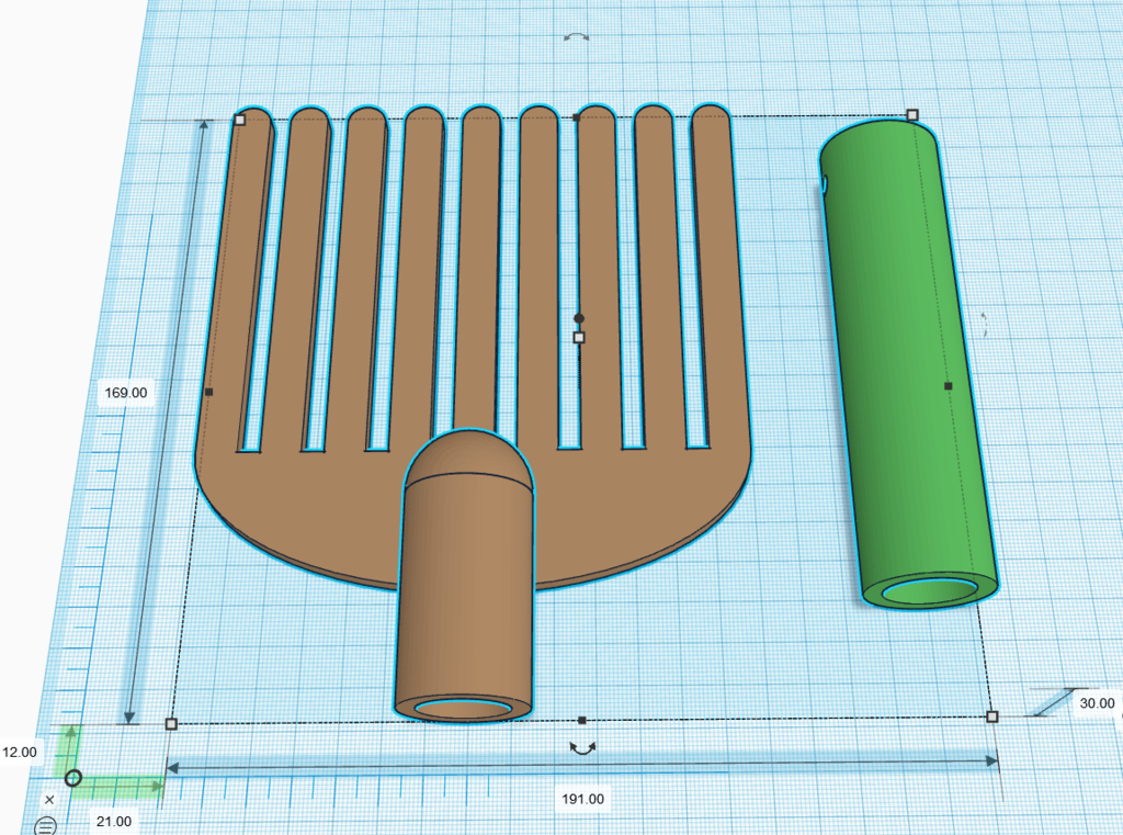 Pooper Scooper Rake by TeamOliva Download free STL model