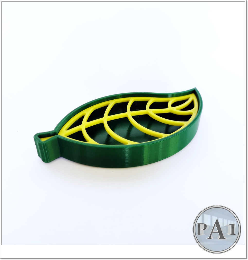 LEAF SHAPED SOAP DISH by PA1_MAKER Download free STL model