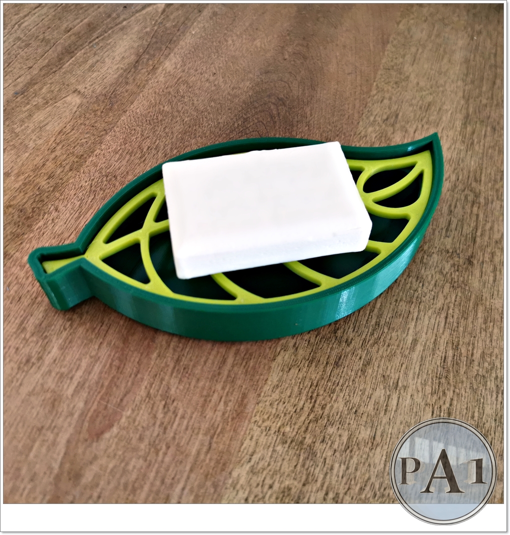 LEAF SHAPED SOAP DISH by PA1_MAKER Download free STL model