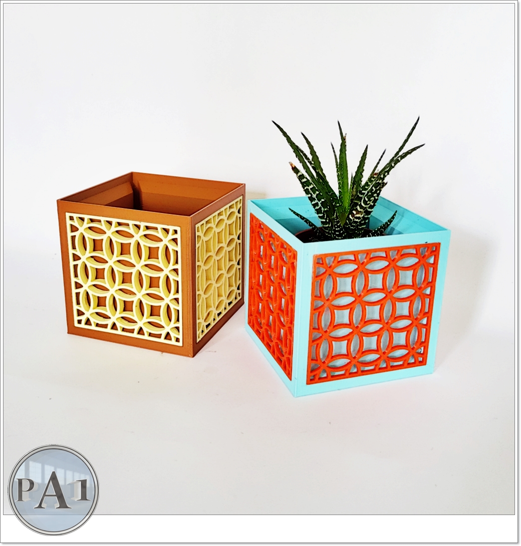 MID CENTURY MODERN PLANTERS by PA1_MAKER Download free STL model
