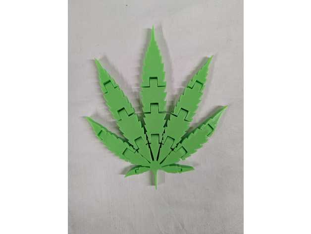 articulated pot leaf