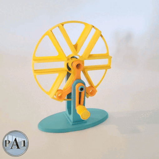 EDUCATIONAL GEARLESS MECHANISM - 2:1 RATIO.