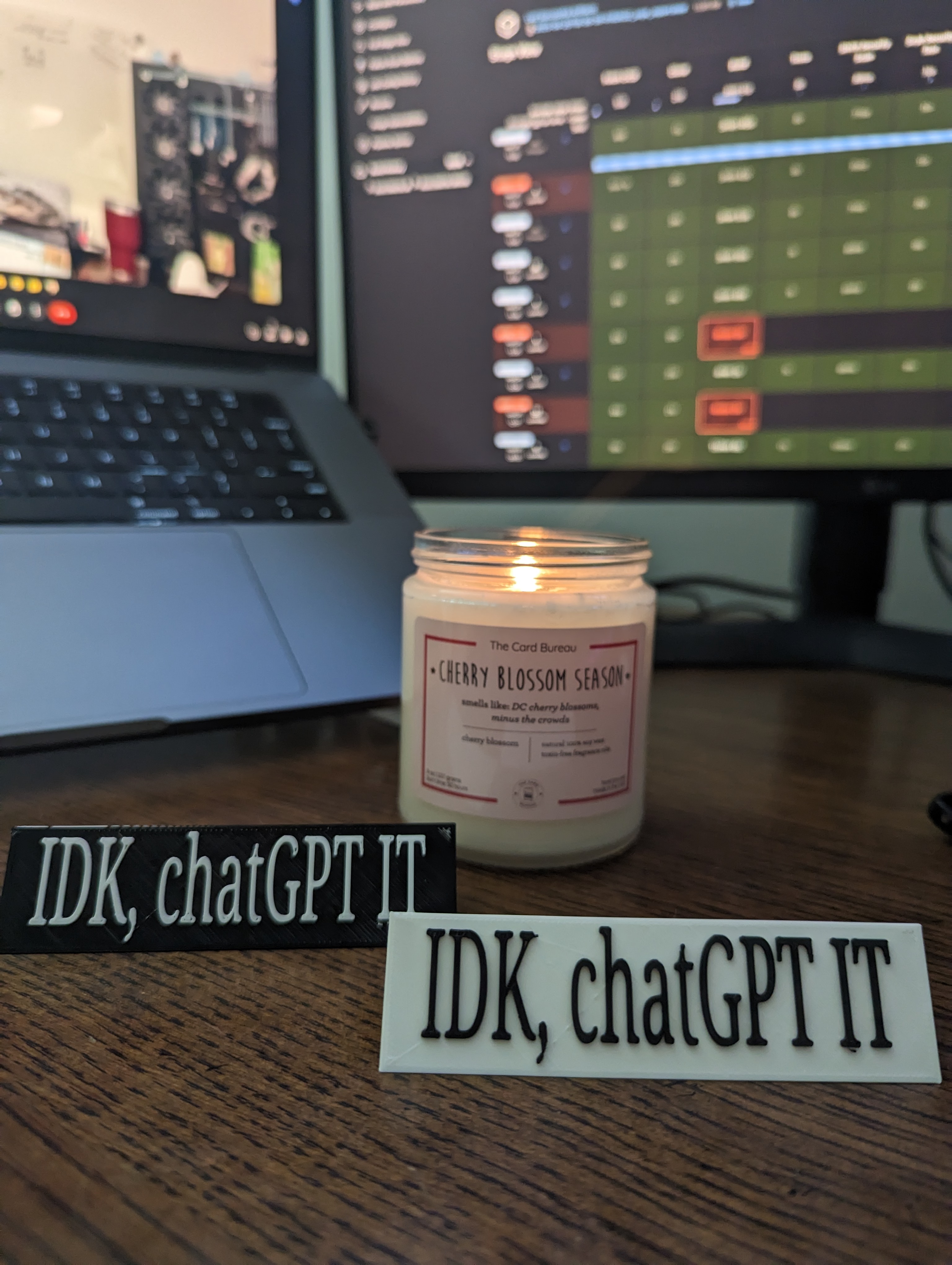 chatGPT desk decore