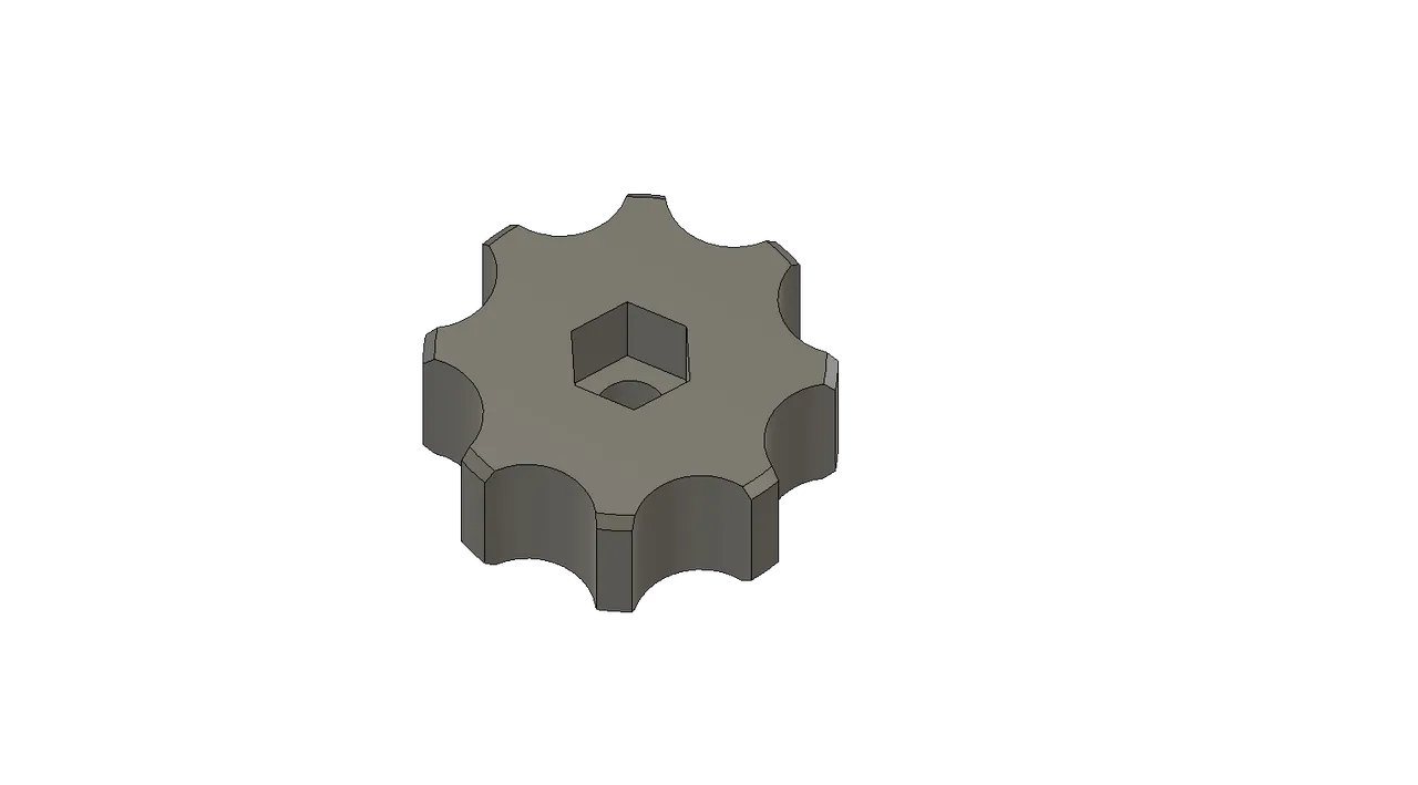 hand nut M6 by Vladimír Waas | Download free STL model | Printables.com